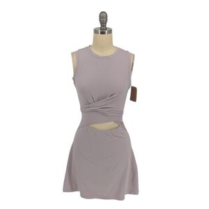 00542 Women's Waist Wrap Workout Dress Purple size Small tennis prep golf sporty